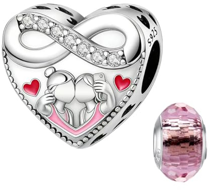 LNQOBU 925 Sterling Silber Charms für Armbänder und Halsketten Schmetterling Charms Musik Charms Perlen Schmuck Geschenk für Frauen Mädchen