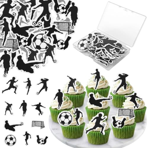 Décorations de gâteau Football, pour fêtes et Anniversaires, thème Football | Essbare Fussball Kuchen Deko,Fußball Geburtstag Kuchen Dekoration,Fußball Tortendeko Geburtstag Junge,für Geburtstag Party