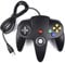 miadore Rétro Contrôleur pour N64 Console,N64 Classique USB Contrôleur Gamepad Joystick, Contrôleur de jeu pour 64 N64 Système Raspberry Pi/Windows/Mac/Linux,Noir