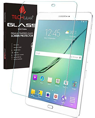 TECHGEAR Anti-Glare Screen Protector Compatible with Samsung Galaxy Tab S2 9.7(SM-T810 Series) - MATTE GLASS Edition Genuine Tempered Glass Screen Protector Guard Cover