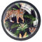 Tiger Jungle Animal and Tropical Leaves Cabinet Door Knobs Handles Pulls Cupboard Handles Drawer Wardrobe 4pcs