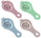 4 Pcs Eigelb Separator, Eierabscheider Eigelb, Egg Separator, Ei Trennen, Tupper Eiertrenner, Ei-separator für die Herstellung von Mousse Mayonnaise Pudding etc(Beige, Pink, Blau, Grün)