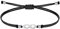 coitgo-Pulsera con amuleto de la Suerte y Protección Acero inoxidable- Pulsera Mujer o Hombre - Pulsera Simbolo infinito - Pulsera Hilo Encerado Hecho a Mano (Infinito Plateado)