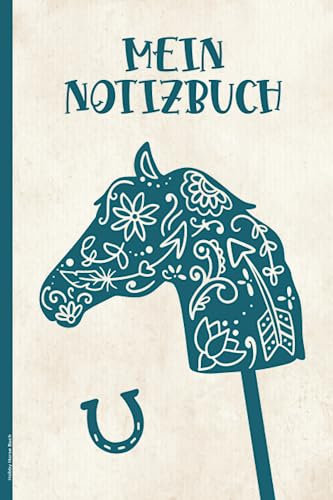 Hobby Horse Buch: Notizbuch A5 liniert für Hobby Horsing Mädchen die auf selbst gebastelten Pferd am Stock reiten das Geschenk für Reiterin auf Steckenpferde die schöne Geschenkidee zum Geburtstag