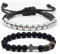 TOLOWOBK Kreuz Armband Herren Tigerauge Armband Männer Perlenarmband Herren Naturstein Perlen Armbänder Christliche Konfirmation Kommunion Ostern Geburtstag Geschenke für Mann Sohn Enkel Neffe Bruder