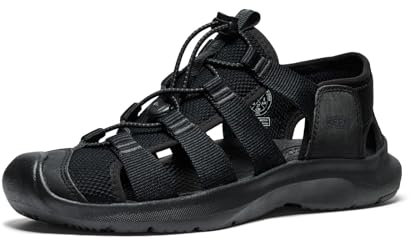KEEN Homme Seanik H2 Sandales, Noir magnétique, 46 EU