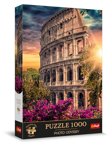 Trefl Premium Plus Quality Photo Odyssey - Colosseum - The Amphitheatre of Rome - 1000 Pieces, Unique Photo Gallery, for Adults and Children from 12 Years