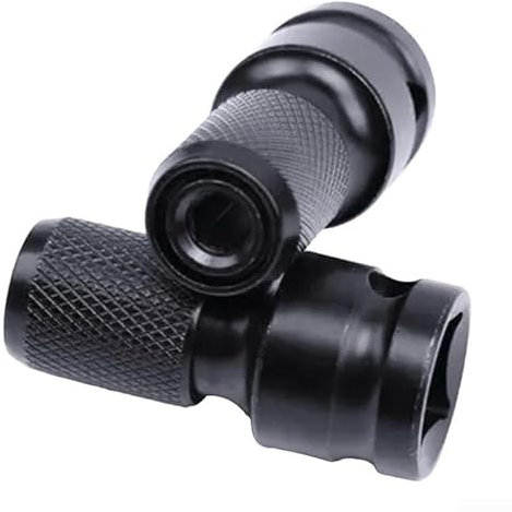 1 2 Square Drive to 1 4 Hex Shank Converter Compatible with Wrench (12.5 to 6.35mm)