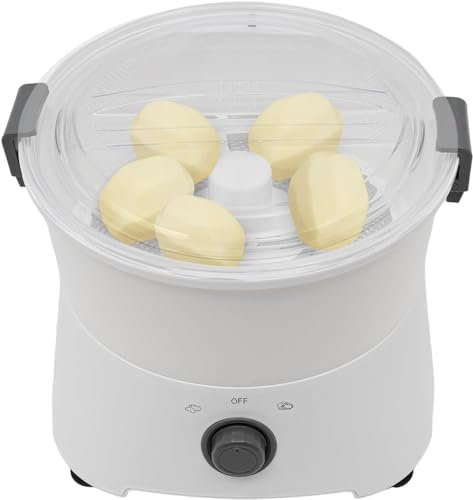 DFANCE Automatic Potato Peeler,85W Commercial Electric Potato Peeler Machine Potato Automatic Peeling Machine Peeler Spinner Commercial Potato Peeler for Kitchen 1.76Lbs