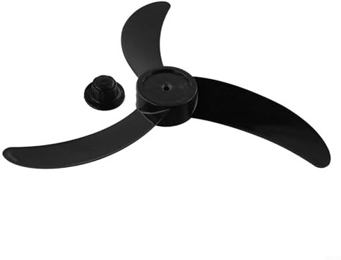 Plastic Fan Blades Powerful 18INCH 3 Blades Electric Fan Replacement Parts For Replacing Worn-Out or Broken Blades on Household Electric Fan(Black)