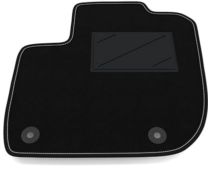 Automatte nur auf der Fahrerseite, 1 Stück, kompatibel mit Honda Jazz 2015-2020 | 1 maßgeschneiderter Teppich