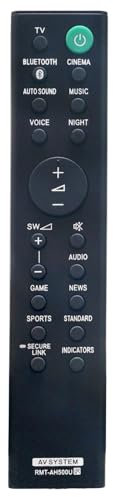 AULCMEET Remote Control,RMT-AH500U New Replace Remote fit for Sony Sound Bar AV System HTS350 HTSD35 SAWS350 SAS350 SAWSD35 SASD35 SA-S350 HT-SD35 HT-S350