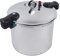 Autocuiseur sous pression en aluminium de 22 litres avec manomètre numérique - Autocuiseur épais anti-explosion - Pour cuisinières à gaz, cuisinières électriques en céramique et fours électriques