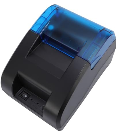 Plyisty POS -Quittungsdrucker, 58 -mm -Hochgeschwindigkeits - -Thermo -Quittungsdrucker mit Auto -Temperaturregel für, für Siege (EU-Stecker)