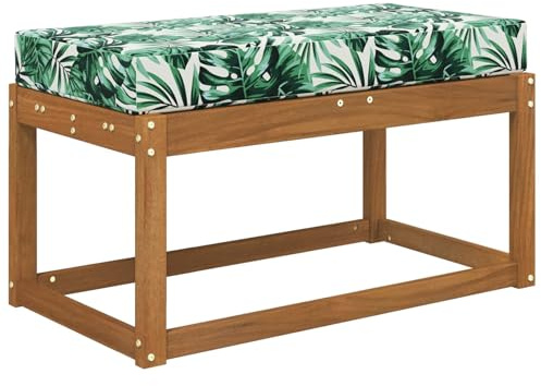 vidaXL Sitzkissen für Outdoor 100% Polyester Tropische Blätter