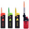 3 Stück - Sturmfeuerzeug Feuerzeug Color Flames +1x (Konsumany® Stab- Stumfeuerzeug 12,5 cm Lang)