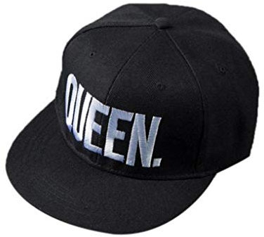 Unisex Baseballmütze King Queen Letters Stickerei Hip Hop-Hüte Mit Justierbarem Für Männer Frauen