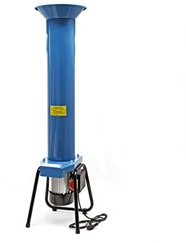 Wiltec Kernobstschneidemühle aus Stahl, Obsthäcksler mit 1100W 1,5 PS 2800U/min, bis zu 1000 kg pro Stunde Obstmuser mit Rollen für Saft Maische Mus