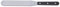 Rockingham Forge Essentials 8009 Range 10” Stainless Steel Palette Knife, Black Bakelite Handles