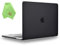 UESWILL Compatible with MacBook Pro 16 inch Case 2019 2020, Smooth Matte Hard Shell Case Cover for MacBook Pro 16 inch with Touch Bar & USB-C, Model A2141 + Microfibre Cleaning Cloth, Black