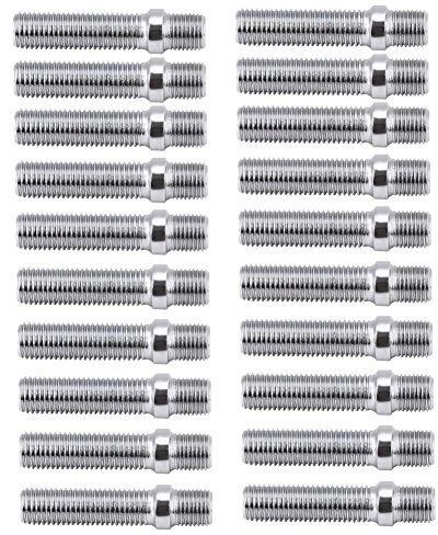 Conversion de Goujons de Roue étendus 20 pièces 50mm Conversion de goujon de roues étendues 12x1.5 à 12x1.5 adaptateur de vis adapté goujon de roue pour 1998-2008