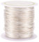Beadthoven 24Gauge/0.5mm Tarnish Resistant Copper Wire 75 Ft/23M Bendable Metal Wires Silver for Jewelry Wrapping Beading Sculpture Crafts