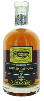 Rum Nation British Guyana 7 Years Old Limited Edition 59% Vol. 0,7l in Geschenkbox