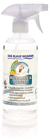 Matratzen und Polster Spray | Das blaue Wunder | Behandlung von textilen Oberflächen, Hausstaubmilben | Neutralisiert Gerüche | für Matratzen, Teppiche, Polster (500 ml)