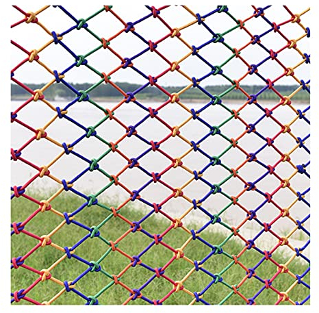 AMDHZ Sicherheitsnetz for Kinder Schutztreppe Kletternetz Zaungitter Heimtextilien Netz for Balkon,Garten,Spielplatz (Color : 6mm Rope, Size : 2x3m(7x10ft))
