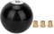 Manopola Cambio Auto Palla Da Biliardo, Pomello del cambio universale a 8 palle da biliardo nero Pomello del cambio universale per la maggior parte dei veicoli