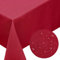 Tischdecke (eckig 160 x 320 cm, Bordeaux-rot) Tischdecke rechteckig, Rote Tischdecke, Tischdecke Rot Weihnachten, Gartentischdecke rechteckig, Samt Tischdecke Rot