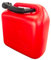 Trevendo Kraftstoffkanister für Benzin und Diesel, Benzinkanister, Reservekanister, Deckel mit Dichtring, Flexibler Ausgießer, AdBlue-beständig, rot (10 Liter)