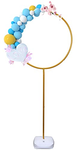 Ballonbogen herzförmig Ballonständer Ballon Kreis Rahmen für Hochzeit, Geburtstagsparty, Veranstaltungsort Dekoration für Ballons, Girlandenplatzierungen (170 * 70cm Ballonständer)
