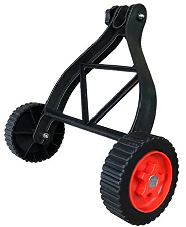 Ruedas de Apoyo para Desbrozadoras, Adecuadas para Desbrozadoras de árboles de 25-28 Mm, Cortadora de Césped Auxiliar para Desbrozadora, negro