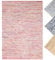 MY-RUG Fleckerlteppich bunt 160 x 230 cm - Pink, handgewebt, recycelte Baumwolle als Flickenteppich gestreift und moderner Kelim Chindi Teppich Rajesh