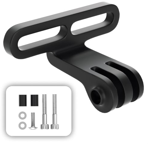 Out Frontkamera-Halterung für GoPro, Fahrradhalterung für Fahrradlampe (schwarz)