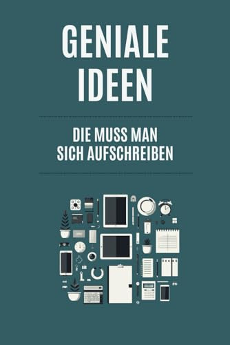 Geniale Ideen: Die muss man sich aufschreiben | Lustiges Notizbuch für Meetings