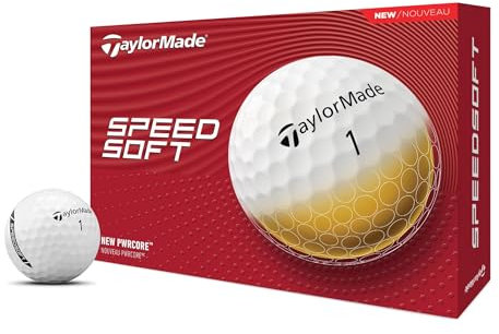 TaylorMade Golf SpeedSoft Golfbälle, EIN Dutzend