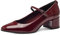 Tamaris Damen Pumps Blockabsatz Vegan; Merlot, EU 39