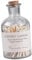 IMIKEYA 1 Bottled Matches Fancy Matches in Glass Jar Match Cloche with Striker Scented Candles Match Glass Bottle Scented Votive Candles White Wood Multifunction Medicine Bottle