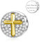 LANBEIDE Christliches Kreuz Charms für Pandora Charms, 925er Sterlingsilber Beads, Christliche Beads für Pandora Armband, Geschenke für Frauen