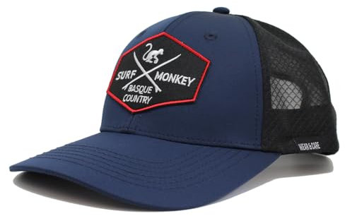 Surf Monkey Sportmütze, Einheitsgröße, Schweißband, marineblau, One size