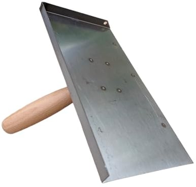 Stainless Steel Pointing Brickwork Hawk with Wooden Handle, Pointing, Bricklaying, Hawk, Jointing, Support, Stand, DIY (S1610)