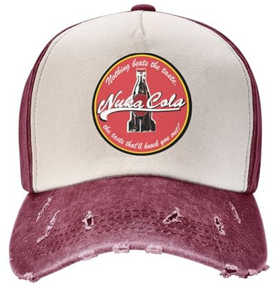 NCLIKGOR Nuka Drink Cola Baseballkappe, Dad-Mütze, Trucker-Mütze, verstellbare Hüte für Männer und Frauen