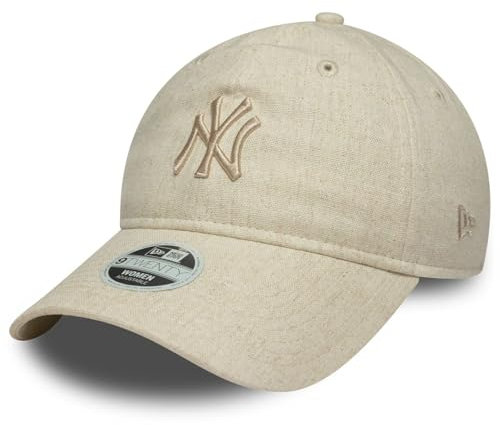 New Era 9Twenty Damen Cap - LEINEN New York Yankees beige