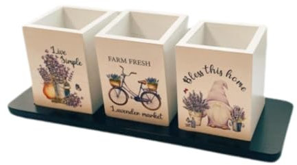 Fenteer Organizador de Utensilios de Cocina para Cucharas, Cuchillos Y Tenedores