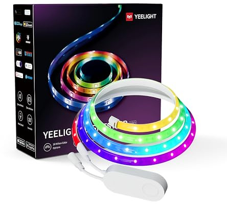 Yeelight Bande lumineuse Led Intelligent Pro 2 mètres Couleur de la Bande Lumineuse RGB Synchronisation du Jeu Fonctionne avec Alexa Google Apple Homekit Application Xiaomi Mi Home