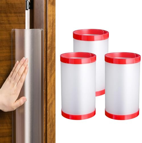 3Pcs Protège-Doigts pour Enfants, Protection Anti-Pincement des Doigts pour Enfants, Anti Pincement Porte Enfant, Pour la Maternelle, la Salle de Classe, la Chambre (17*120cm, unité, 3)