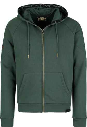 Herr der Ringe Der Hobbit - Mirkwood Collection Männer Kapuzenjacke dunkelgrün