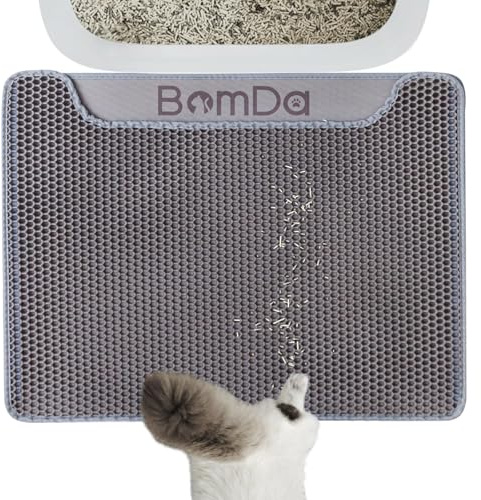 BomDa Tapis Litiere Chat Bac à Litière pour Chats, Katzenstreu Matte